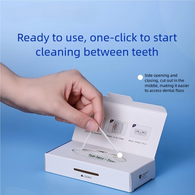 YANDY Dental Floss for Braces – 200 Count, Threaders for Implants & Bridges