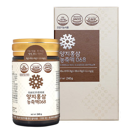 YANGJI Korean Panax Red Ginseng Concentrate Extract 240g - 11mg/g Ginsenosides, Immune & Energy