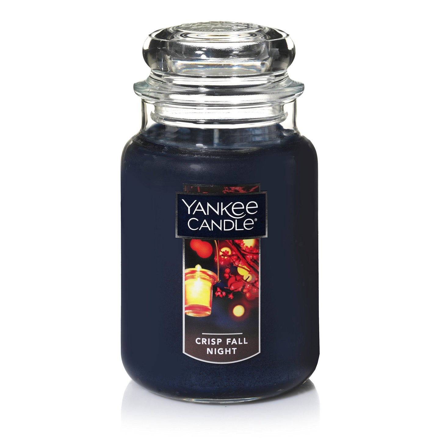 Yankee Candle Crisp Fall Night 22oz Large Jar – Autumn Scented Candle