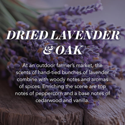 Yankee Candle Lavendar & Oak Large Jar – Long-Burning Scented Candle (Up to 150 Hours) | Giftable Aromas for Women