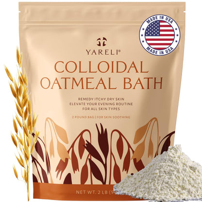 YARELI Colloidal Oatmeal Bath Powder 2lb – All Ages Skin Comfort