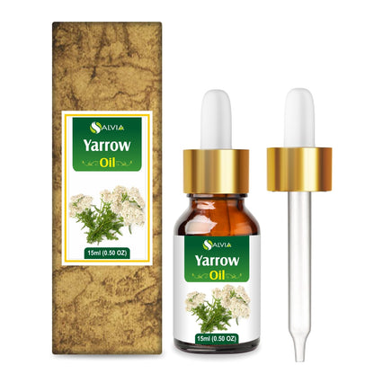 Yarrow Essential Oil (Achillea millefolium) – Pure & Natural, Therapeutic Grade for Aromatherapy