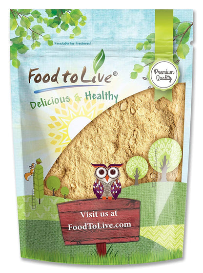 Yellow Maca Powder - Raw Ground Maca Root, 1 lb | Vegan, Kosher, Keto, Non-Gelatinized