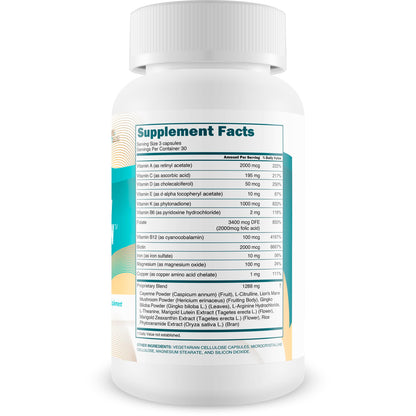 Yellow Vitamin for Nerves – Nerve Support with B Complex & Lion's Mane