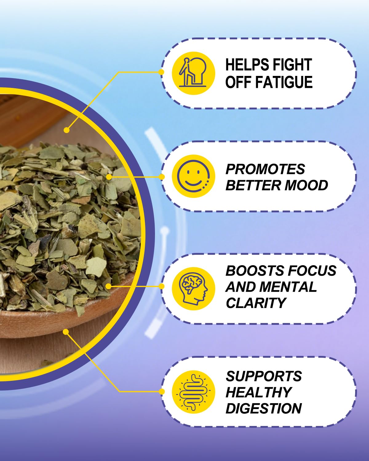 Yerba Mate Capsules 75mg – Natural Energy & Focus (60 Servings)