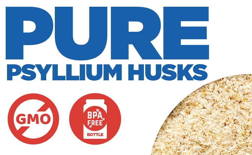 Yerba Prima Organic Psyllium Whole Husks 12 oz – Natural Dietary Fiber, Non-GMO, Gluten Free, Keto & Vegan Friendly