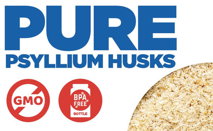 Yerba Prima Organic Psyllium Whole Husks 12 oz – Natural Dietary Fiber, Non-GMO, Gluten Free, Keto & Vegan Friendly