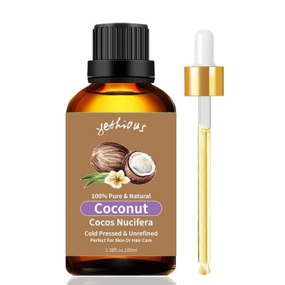 yethious Coconut Oil for Skin 100ML - Diffuser, Soap & Hair Care