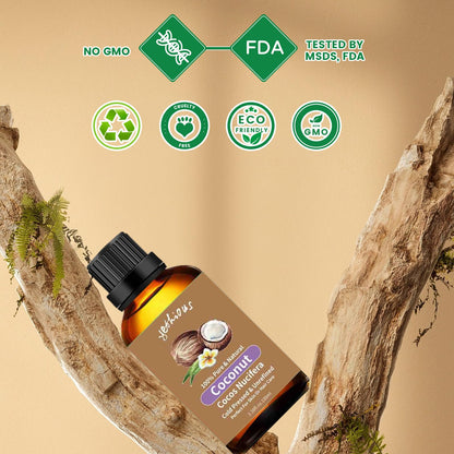 yethious Coconut Oil for Skin 100ML - Diffuser, Soap & Hair Care
