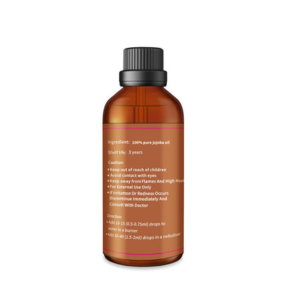 yethious Organic Jojoba Oil – Cold-Pressed Pure Carrier Oil for Skin, Hair & Nails (3.38 fl oz)