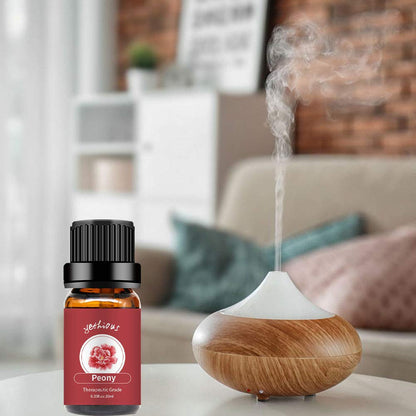 yethious Rose & Peony Essential Oils – Organic 2x10ml Gift Set for Diffuser, Skincare, Soaps & Candles