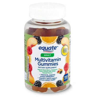YHN Multivitamin Gummies for Immune Support – Mixed Berry Orange & Peach, 150 Count