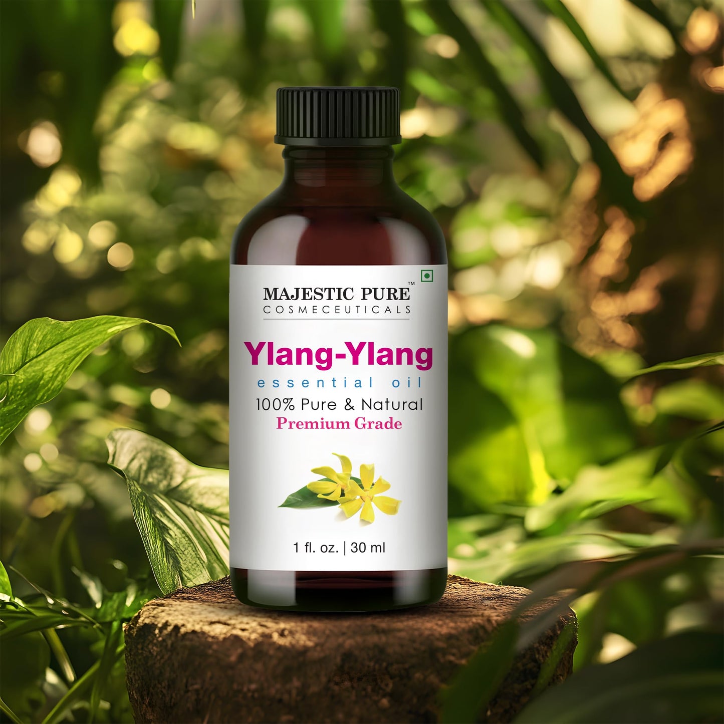Majestic Pure Ylang Ylang Essential Oil - 100% Pure & Natural, 1 Oz