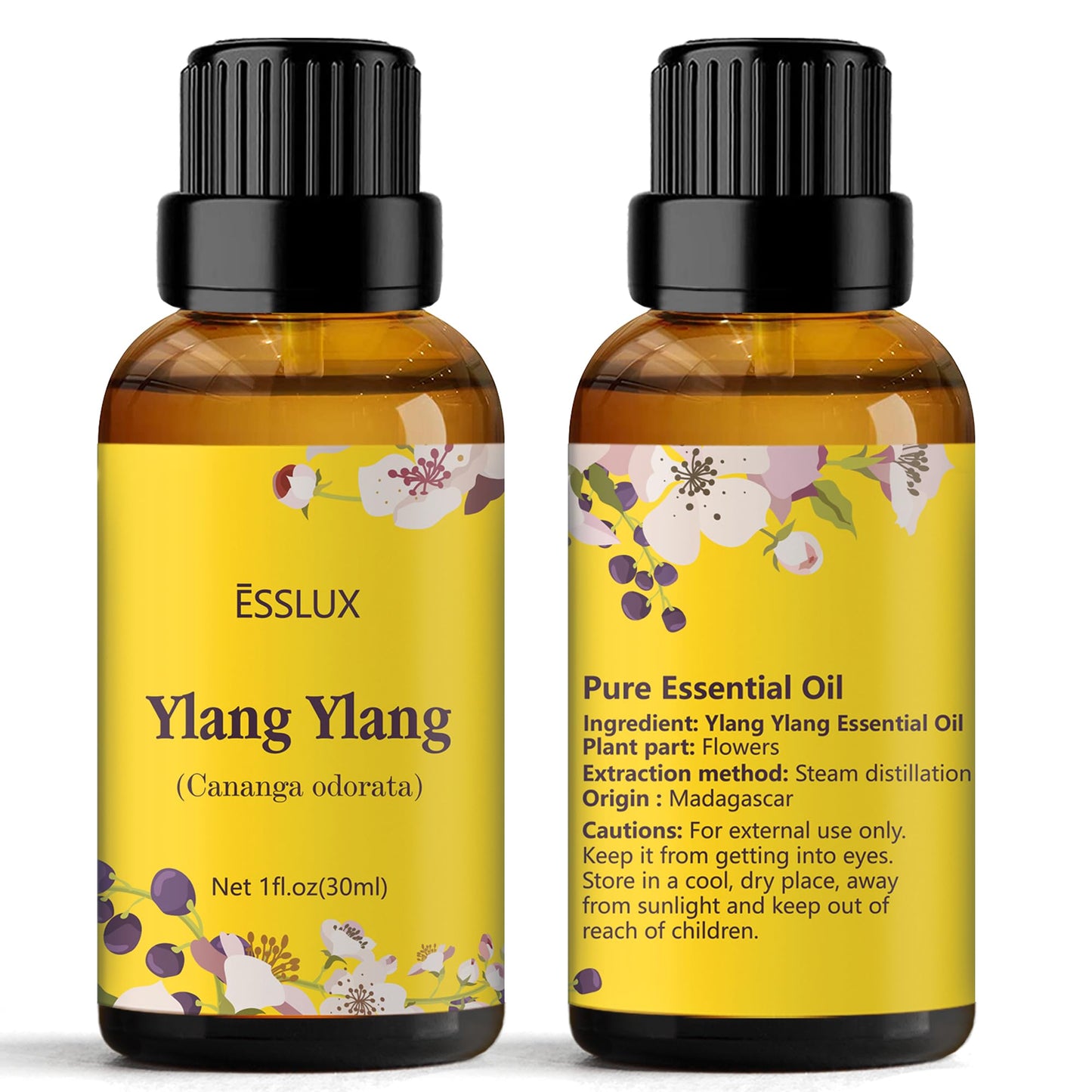 Ylang Ylang Essential Oil - ESSLUX Premium Grade, 30 ml