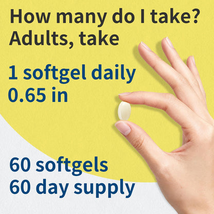 YMINGKJ Vitamin D3 K2 5000 IU Softgels with Magnesium & MCT Oil – 60 Count (Non-GMO, Gluten-Free)