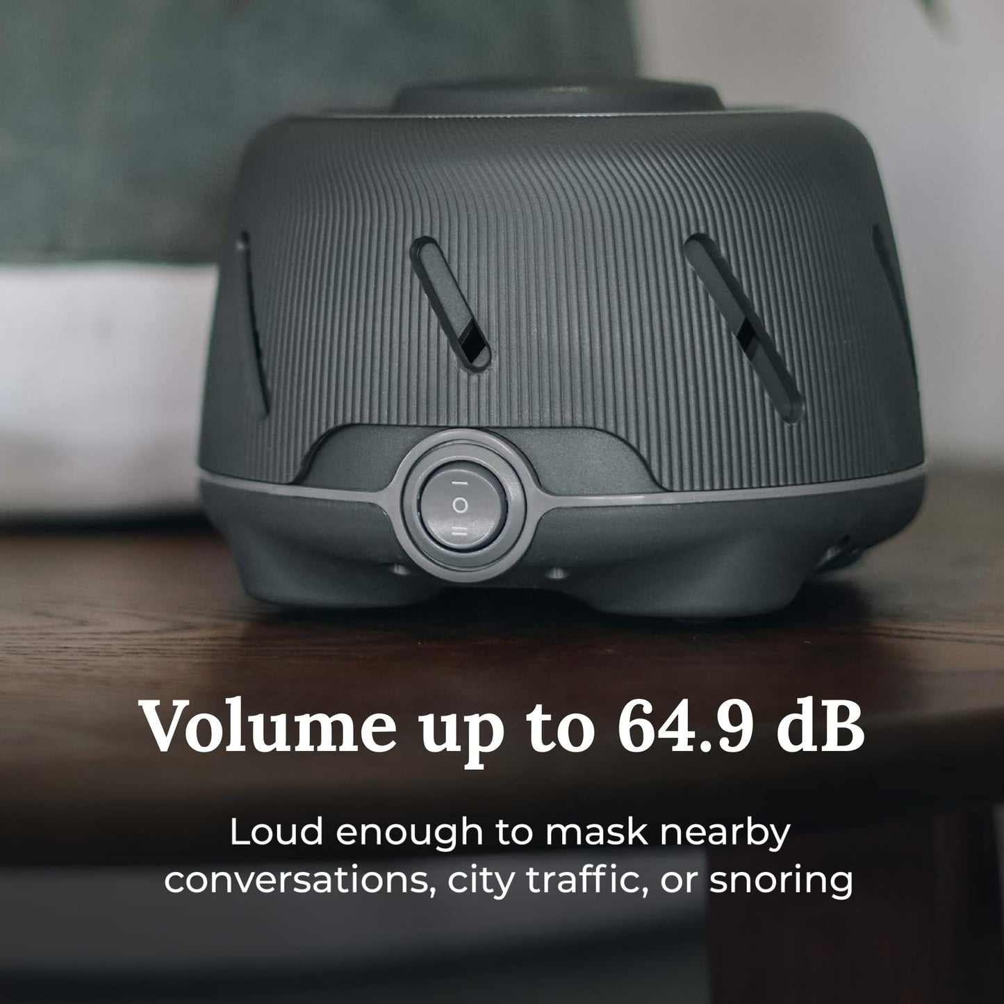Yogasleep Dohm Charcoal — Original White Noise Machine for Sleep, Privacy & Travel