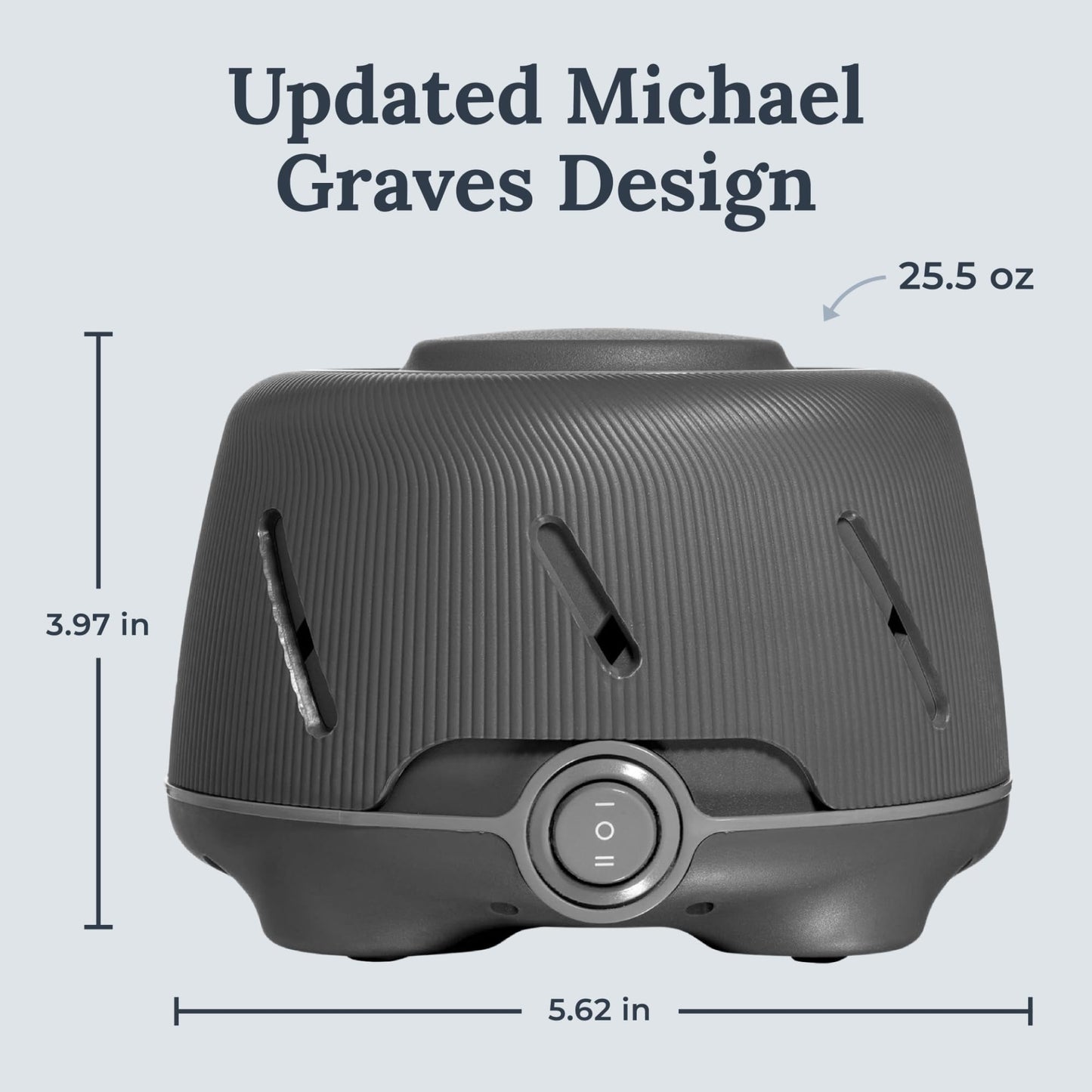 Yogasleep Dohm Charcoal — Original White Noise Machine for Sleep, Privacy & Travel