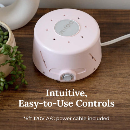 YOGASLEEP Dohm Classic Pink — Original White Noise Machine for Sleep, Travel & Focus