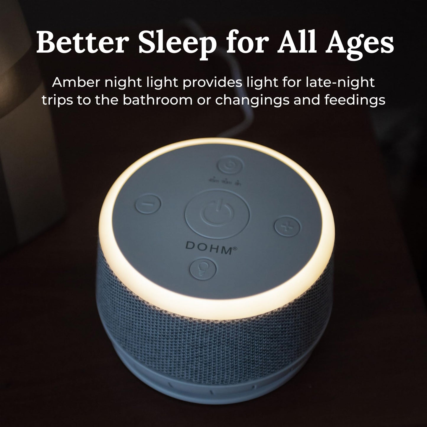 Yogasleep Dohm Nova White Noise Sound Machine – Night Light, 10 Fan Speeds, Pink Noise, Office Privacy