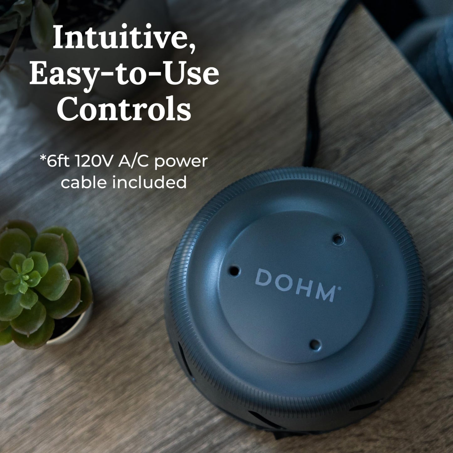 Yogasleep Dohm Uno White Noise Machine – Pink Noise for Sleep, Privacy, Travel