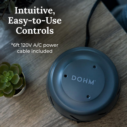 Yogasleep Dohm Uno White Noise Machine – Pink Noise for Sleep, Privacy, Travel