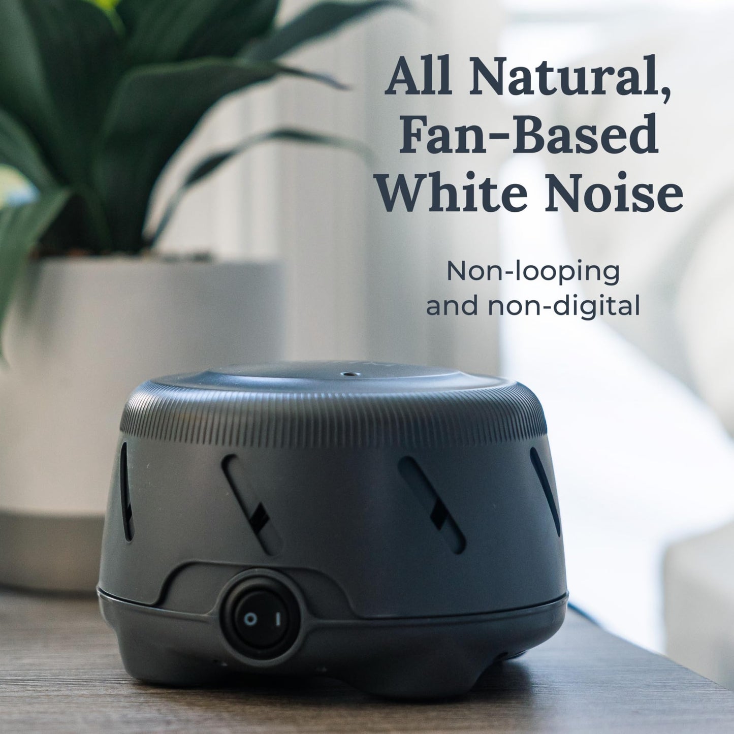 Yogasleep Dohm Uno White Noise Machine – Pink Noise for Sleep, Privacy, Travel