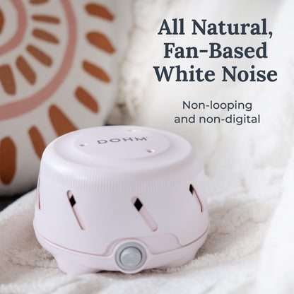 Yogasleep Dohm Uno Pink Noise Sound Machine — Adjustable Tone, Privacy & Travel Ready