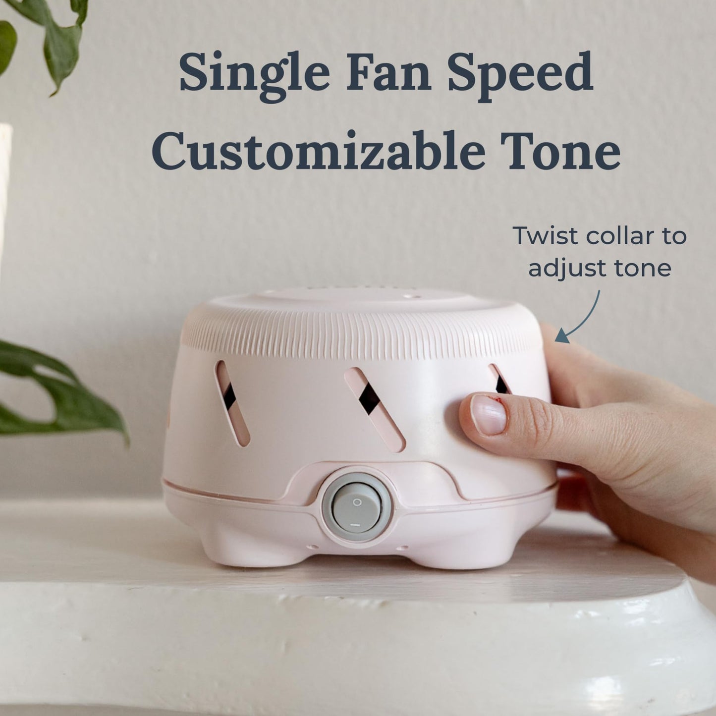 Yogasleep Dohm Uno Pink Noise Sound Machine — Adjustable Tone, Privacy & Travel Ready