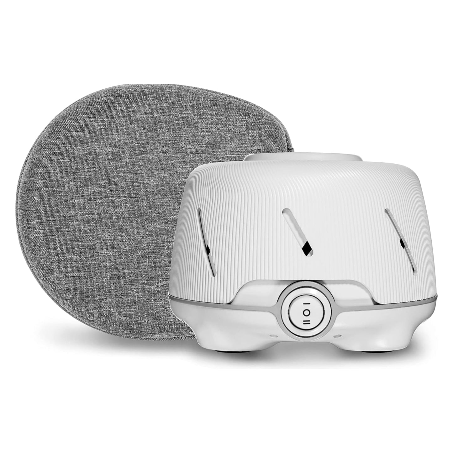 YOGASLEEP Dohm (White/Gray) & Travel Case — Original White Noise Machine for Sleep, Baby, Office | 2-Piece Set