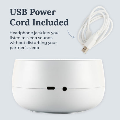 YOGASLEEP Dreamcenter: 26-Track White Noise Machine with Night Light & Sleep Timer