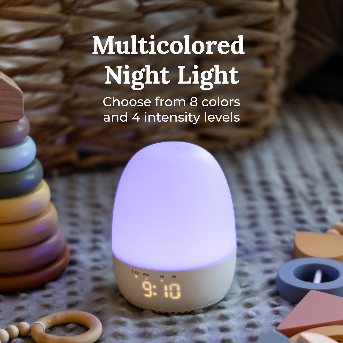 YOGASLEEP Light to Rise White Noise Machine & Sleep Trainer with Night Light – Baby & Toddler