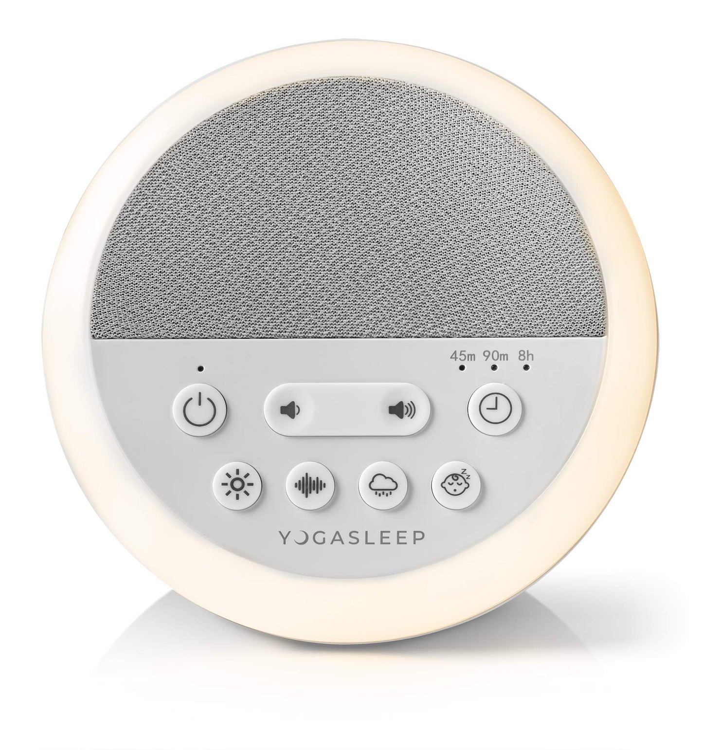 Yogasleep Nod White Noise Sound Machine — Night Light, 20 Sounds, Sleep Timer