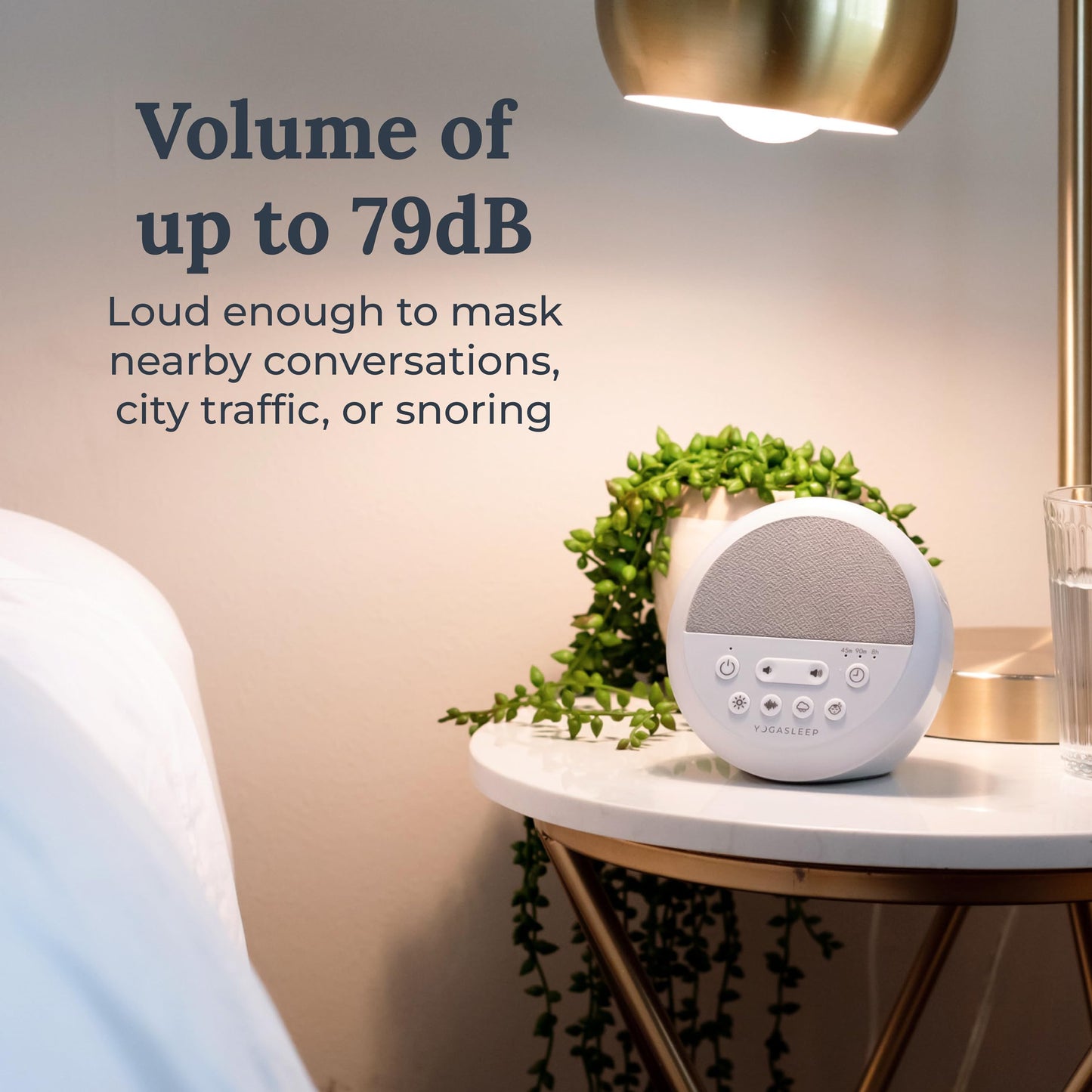 Yogasleep Nod White Noise Sound Machine — Night Light, 20 Sounds, Sleep Timer