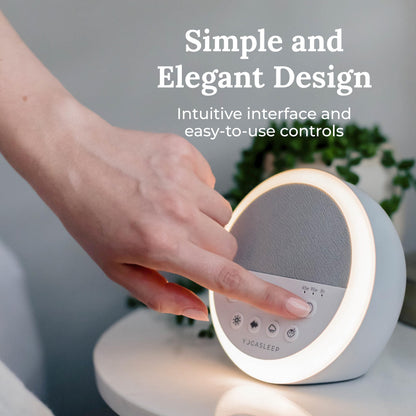 Yogasleep Nod White Noise Sound Machine — Night Light, 20 Sounds, Sleep Timer