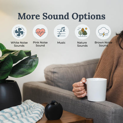 YOGASLEEP Rohm+ Travel White Noise Sound Machine Bluetooth Speaker
