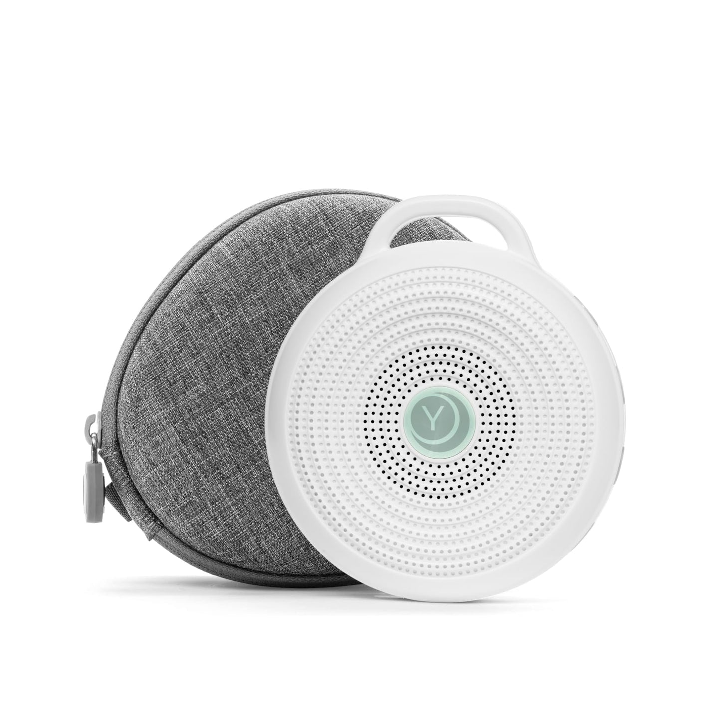 Yogasleep Rohm Portable White Noise Sound Machine + Travel Case – Grey