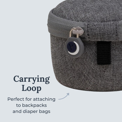 YOGASLEEP Travel Mini Crush-Resistant Case – Gray