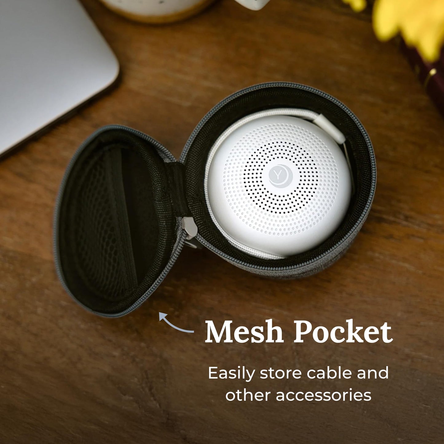 YOGASLEEP Travel Mini Crush-Resistant Case – Gray