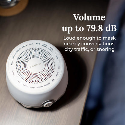 Yogasleep Whish White Noise Machine — 16 Soothing Sounds, Compact Travel Size