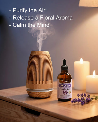 Yoken Lavender Essential Oil - 4 oz | 100% Pure & Natural, Premium Grade