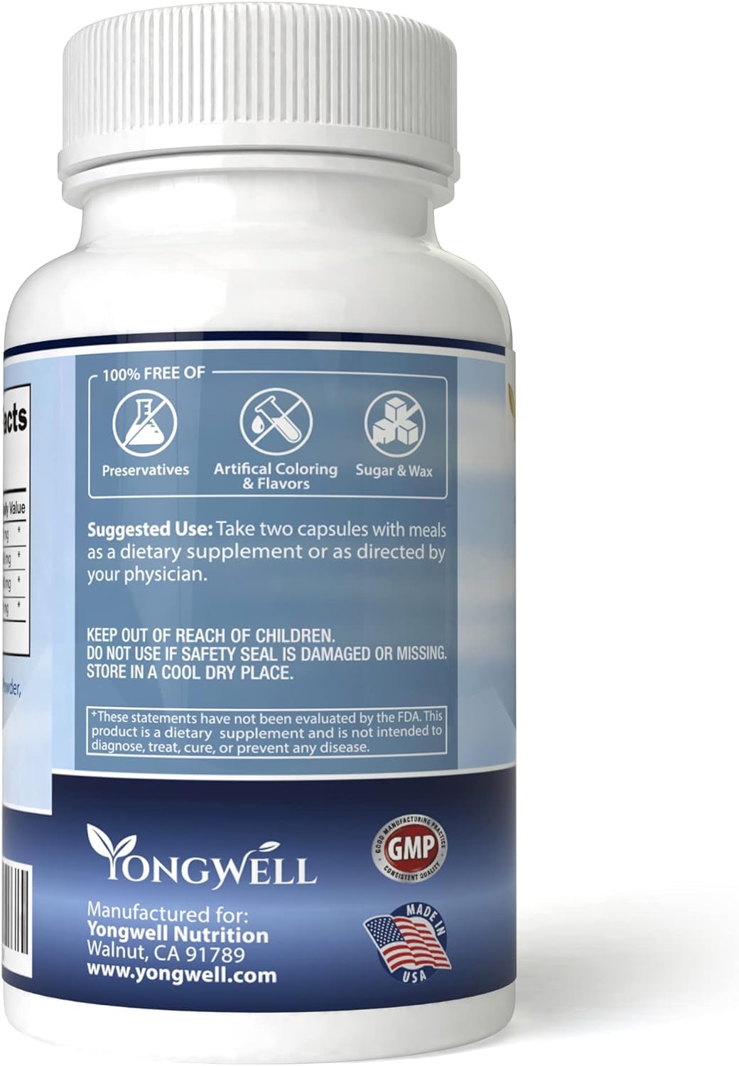 YongWell Total Eye Complex - Lutein, Bilberry & Zeaxanthin | 120 Capsules
