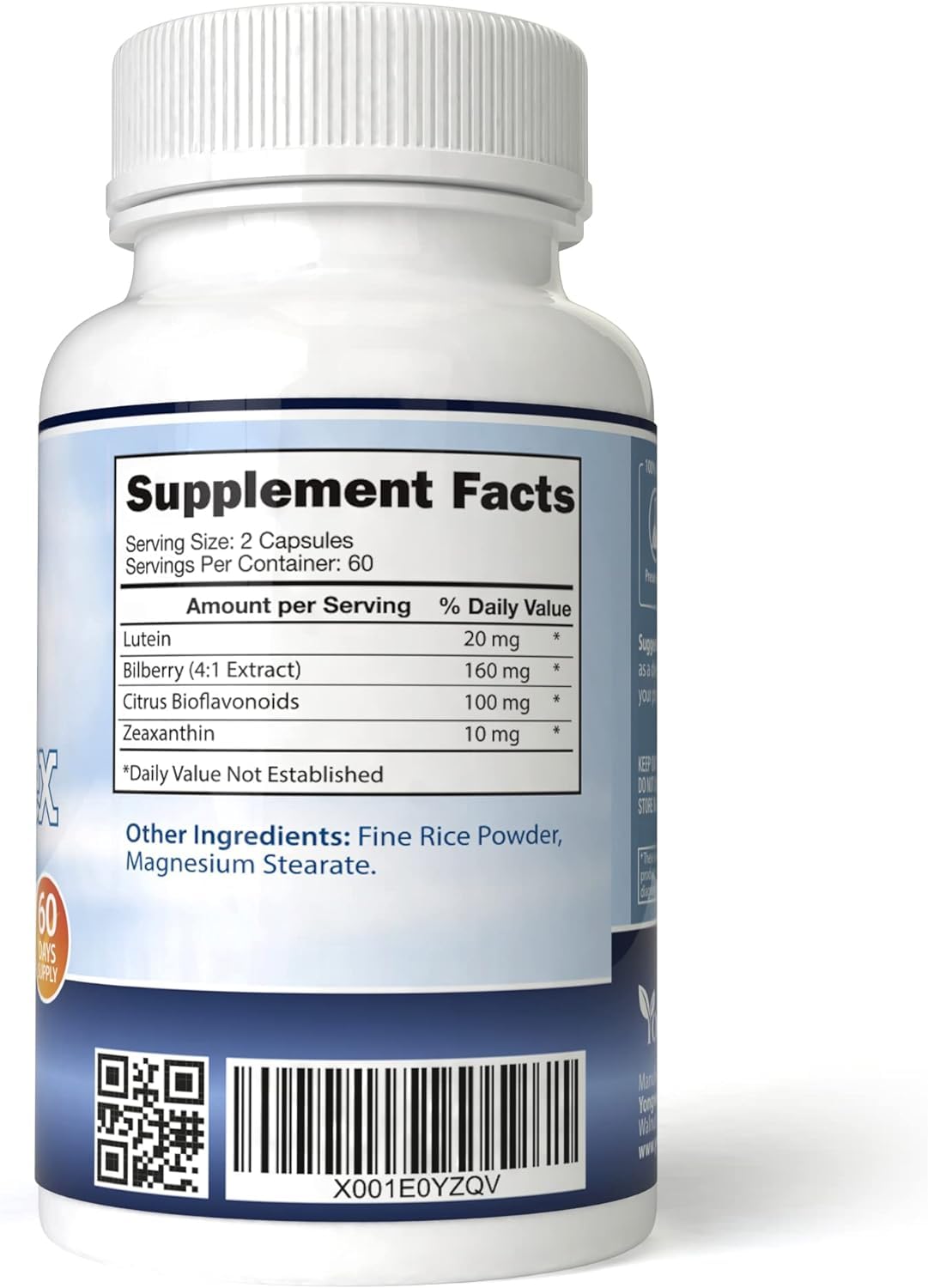 YongWell Total Eye Complex - Lutein, Bilberry & Zeaxanthin | 120 Capsules