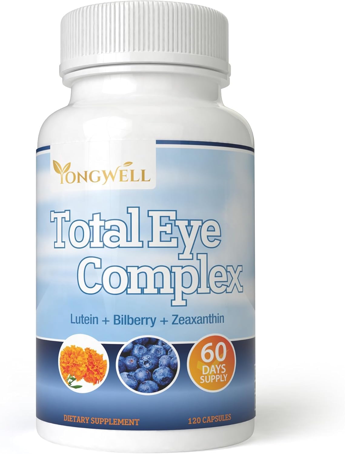 YongWell Total Eye Complex - Lutein, Bilberry & Zeaxanthin | 120 Capsules