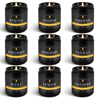 YOROXRG 9-Pack Candles for Home – Aromatherapy Gift Set for Men | 63 oz, 450 Hours