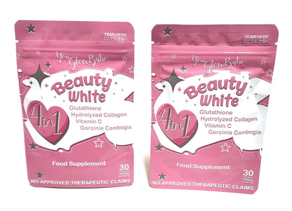 You Glow Babe 4-in-1 Glutathione Supplement – 60 Capsules (Pack of 2)