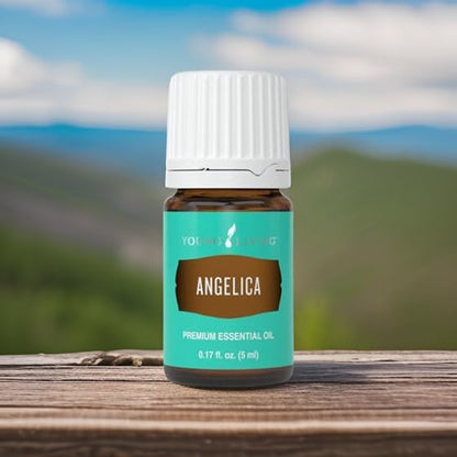 Young Living Angelica Premium Essential Oil – Calming Aromatic Diffuser Blend (5ml)
