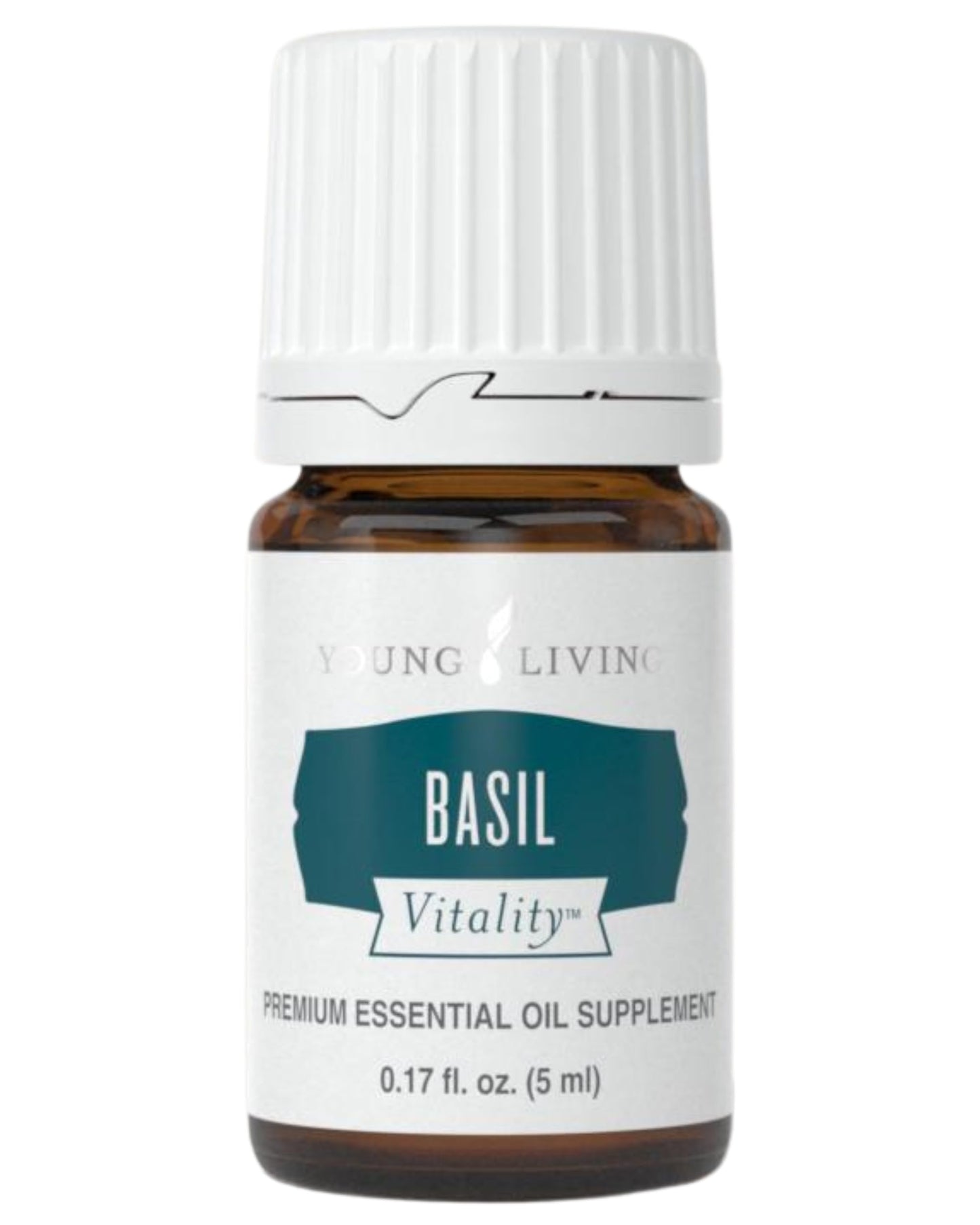 Young Living Basil Vitality 5ml | Culinary Essential Oil for Flavor, Vegan-Friendly & Wellness