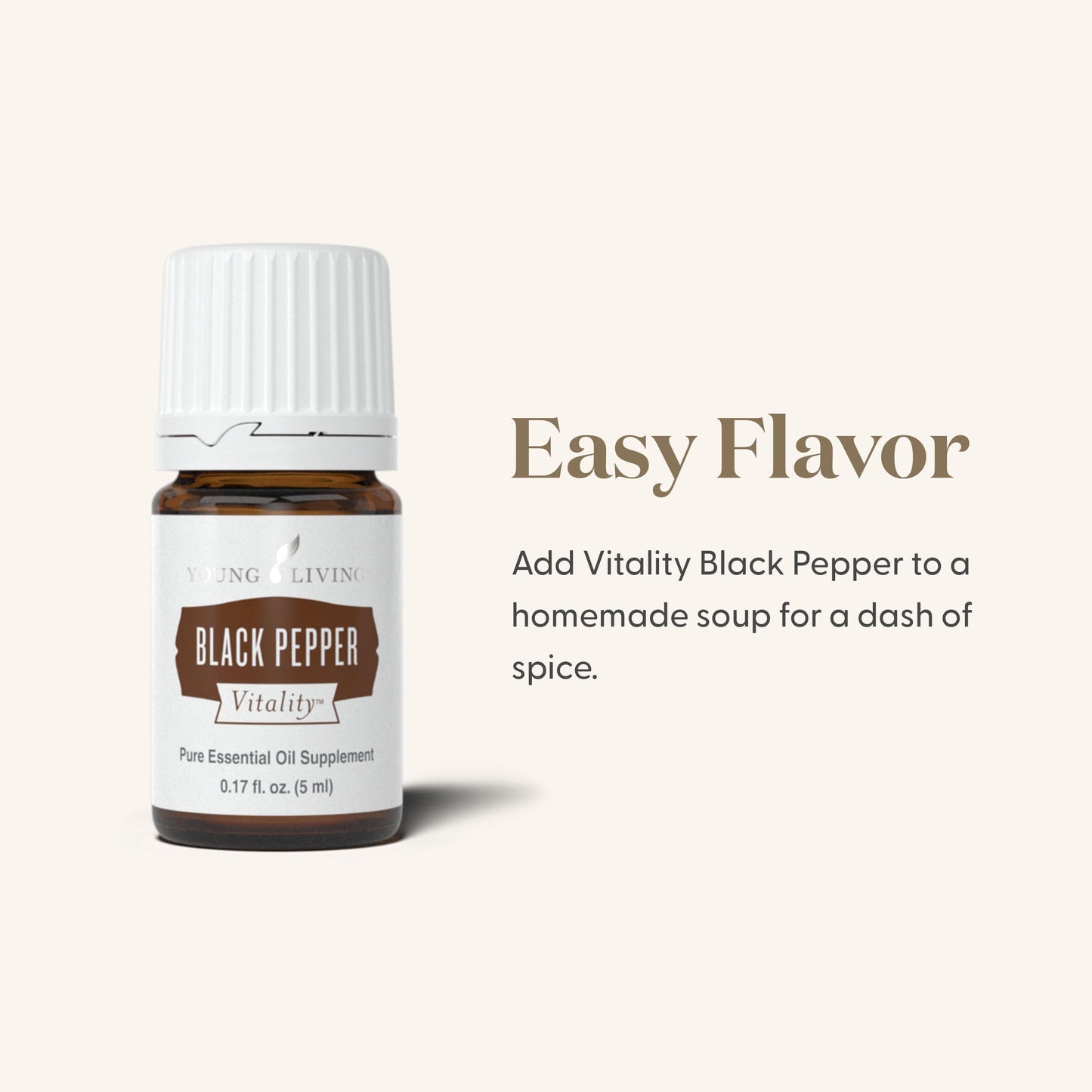 Young Living Black Pepper Vitality 5ml – Bold Flavor, Antioxidant Benefits, and Digestive Wellness for Cooking
