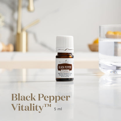 Young Living Black Pepper Vitality 5ml – Bold Flavor, Antioxidant Benefits, and Digestive Wellness for Cooking