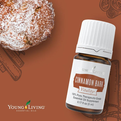 Young Living Cinnamon Bark Vitality 5ml | Aromatic Culinary Spice & Immune Support